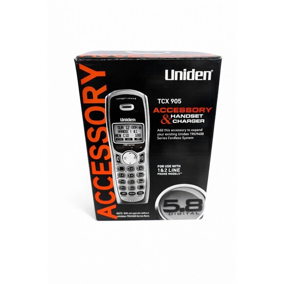 Uniden Other - Uniden TCX905 5.8GHz Cordless Accessory Handset & Charging Cradle